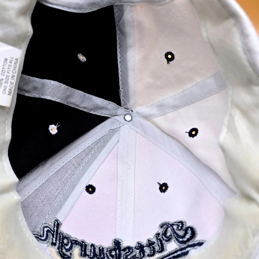 City Merchandise Pittsburgh Hat Navy White Two Tone Embroidered Script‎ Cap OSFM